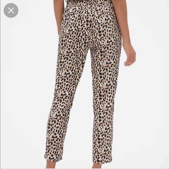 Banana Republic Hayden pant size 4 leopard print New with tags - Picture 2 of 9